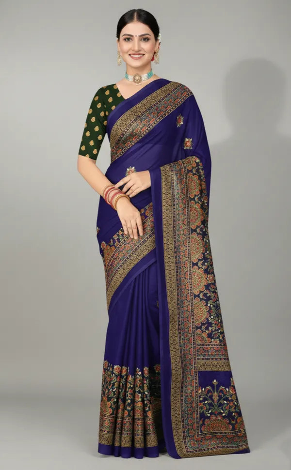 Purple_Printed_Bollywood_Georgette_Saree