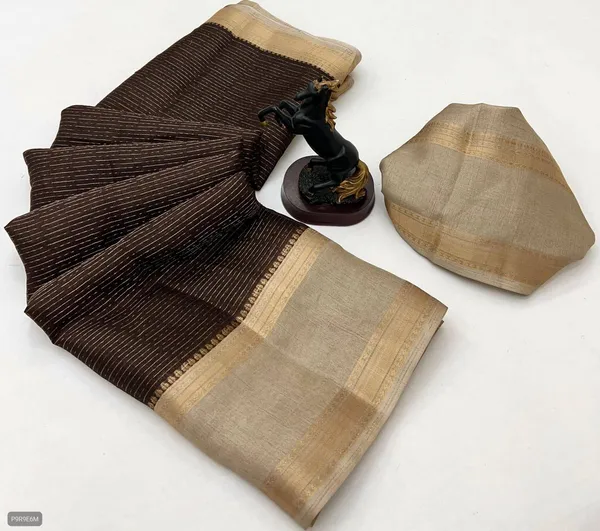 Brown_Woven_Manipuri_Jacquard,_Silk_Blend_Saree