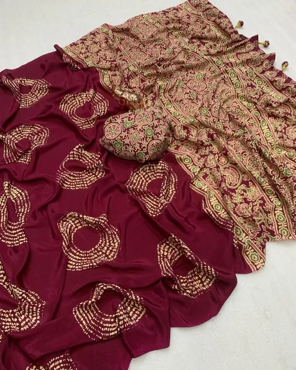 Red_Woven_Bollywood_Satin_Saree