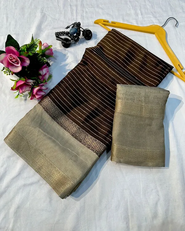 Brown_Woven_Manipuri_Jacquard,_Silk_Blend_Saree