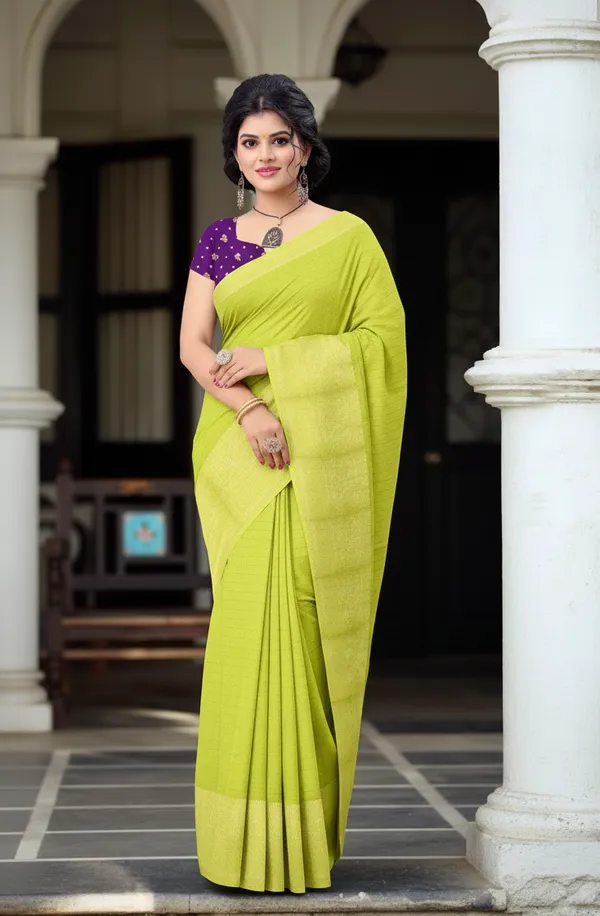 Mintgreen_Woven,_Self_Design_Mysore_Jacquard,_Silk_Blend_Saree