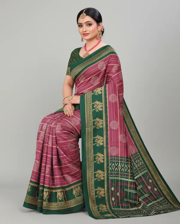 Pink_Printed_Bollywood_Georgette_Saree