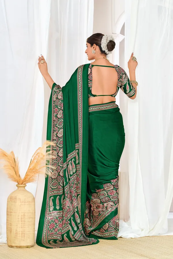 Green_Woven_Bollywood_Satin_Saree