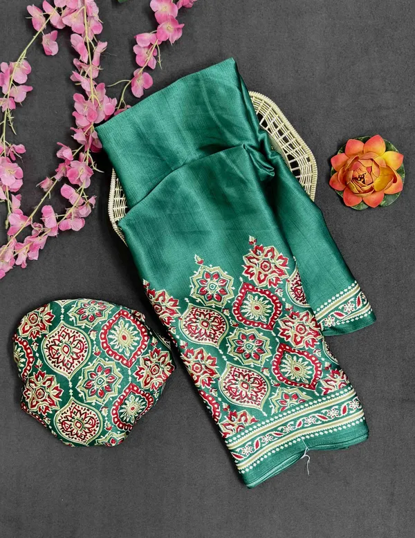 Green_Woven_Bollywood_Satin_Saree