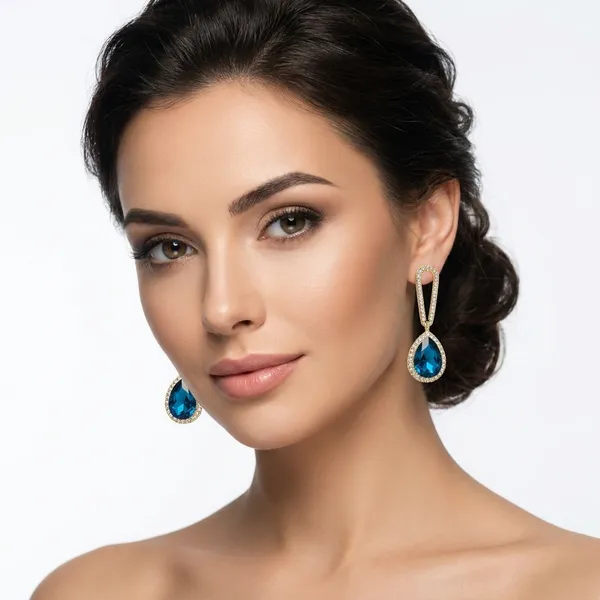 Elegant_Blue_Teardrop_Stone_Earrings_With_Crystal_Embellishments