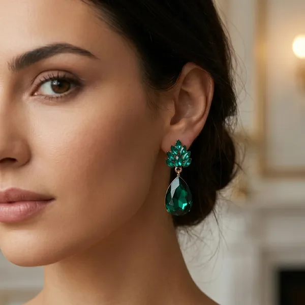 Elegant_Emerald_Green_Crystal_Drop_Earrings