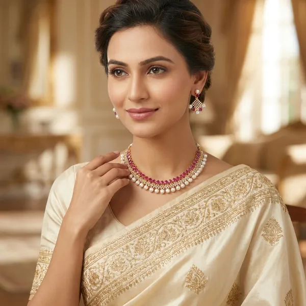 Elegant_Pearl_And_Ruby_Kundan_Necklace_Set_With_Matching_Earrings