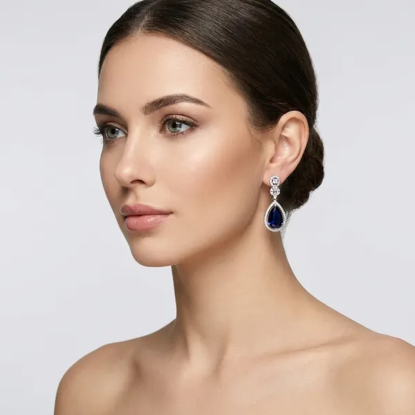 Elegant_Blue_Stone_Drop_Earrings_With_Silver_Detailing