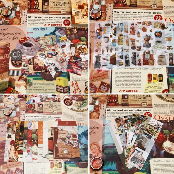 RANDEN_Coffee_Bazar_Journaling_Kit,_346PCS_Vintage_Scrapbook_&_Stationery_Set_with_Aesthetic_Stickers,_Ephemera_Pack_and_Journal_Supplies_for_Bullet_Journals,_Planners,_Albums_&_Creative_Crafts__(COFFEE_BAZAR)