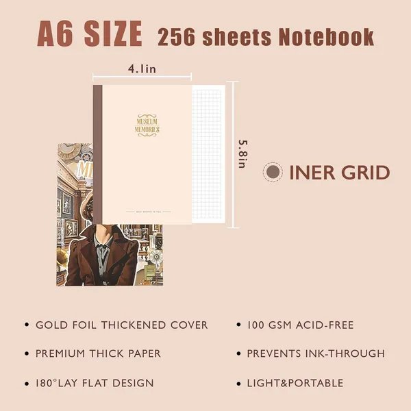 RANDEN_Museum_Journaling_Kit,_346PCS_Vintage_Scrapbook_&_Stationery_Set_with_Aesthetic_Stickers,_Ephemera_Pack_and_Journal_Supplies_for_Bullet_Journals,_Planners,_Albums_&_Creative_Crafts_(MUSEUM)