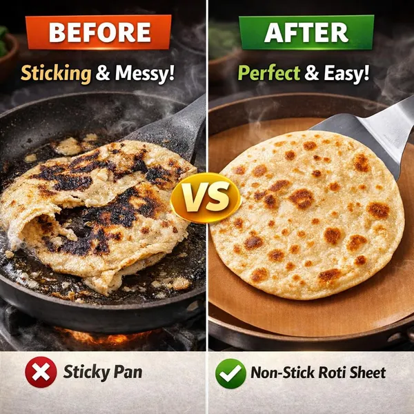 RANDEN_Reusable_Teflon_Baking_&_Cooking_Mat_–_Heat_Resistant,_Non-Stick,_Waterproof_Sheet_for_Akki_Roti,_Obbattu,_Chappathi,_Puran_Poli,_BBQ_&_More_baking_essentials