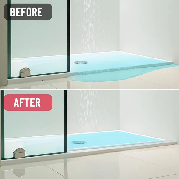 RANDEN_Self-Adhesive_Silicone_Water_Stopper_Strip_-_Collapsible_Threshold_Barrier_Strip_for_Dry_&_Wet_Separation,_sink_water_splash_guard,_bathroom_water_stopper_(TRANSLUCENT)