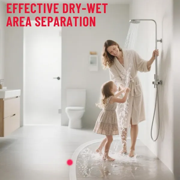 RANDEN_Self-Adhesive_Silicone_Water_Stopper_Strip_-_Collapsible_Threshold_Barrier_Strip_for_Dry_&_Wet_Separation,_sink_water_splash_guard,_bathroom_water_stopper_(TRANSLUCENT)