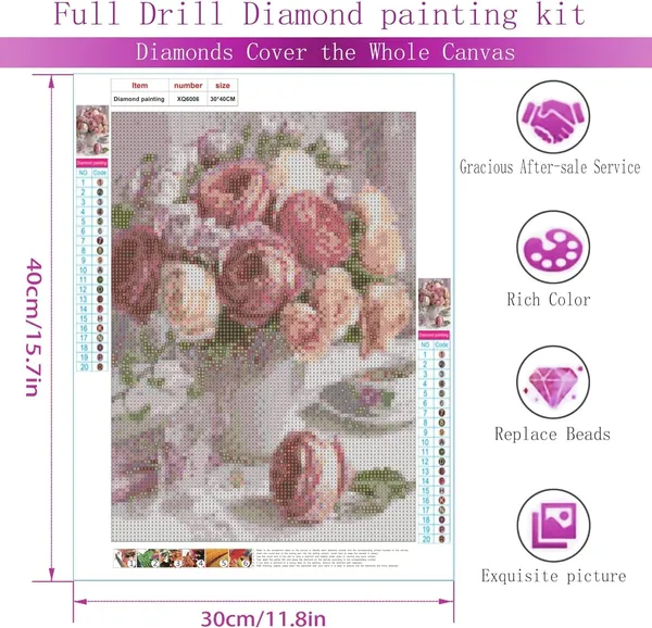 Multicolor_Enchanting_Flower_Rose_5D_Diy_Diamond_Art_Painting_Kit_Rhinestone_Crystal_Embroidery_Craft_Canvas_Painting_Pictures_For_Kids_And_Adults,_Ideal_For_Home_Wall_Decor_30X40_Cm