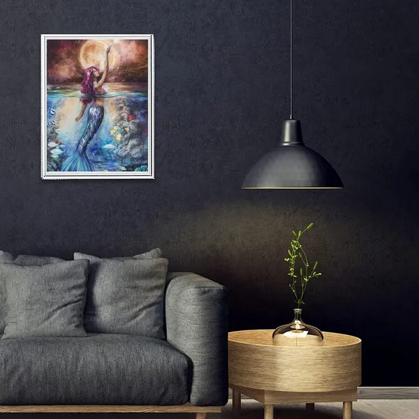 Multicolor_5D_Diamond_Painting_Golden_Mermaid,_Diy_Crystal_Diamond_Painting_Rhinestone_Embroidery_Cross_Stitch_Kits_Supply_Arts_Craft_Canvas_Wall_Decor_Sticke_30X40_Cm