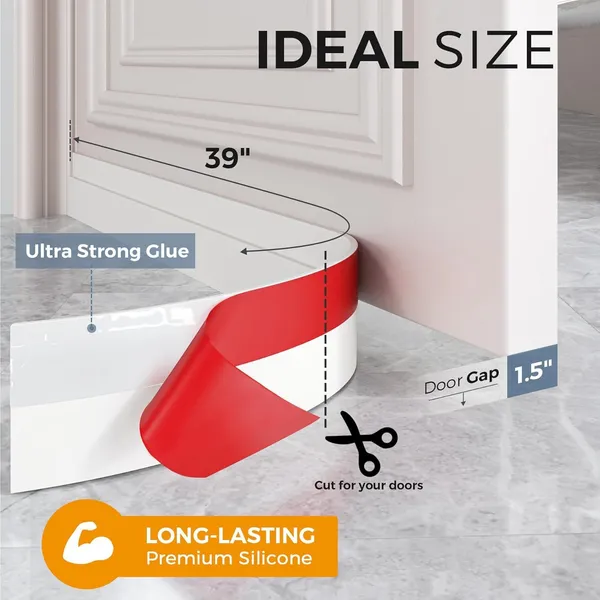 White_Self_Adhesive_Silicone_Door_Bottom_Sealing_Strip_Rubber_Soundproof,_Waterproof,_Dust_&_Insect_Guard,_Air_Blocker_For_All_Doors,_Door_Guard_For_Home_(_1_Meter)