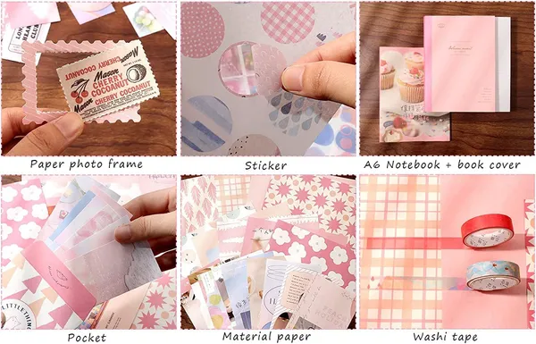 Sweetheart_346_Pcs_Vintage_Scrapbook_Kit_With_Stickers,_Washi_Tapes,_Paper_Ephemera,_Journaling_Supplies_For_Planners,_Notebooks,_And_Collage_Art_(Sweetheart)