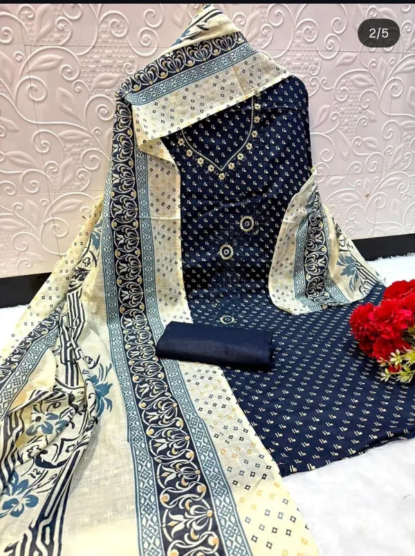 Women_Wear_Soft_Cotton_Unstitched_Dress_Material_Suit