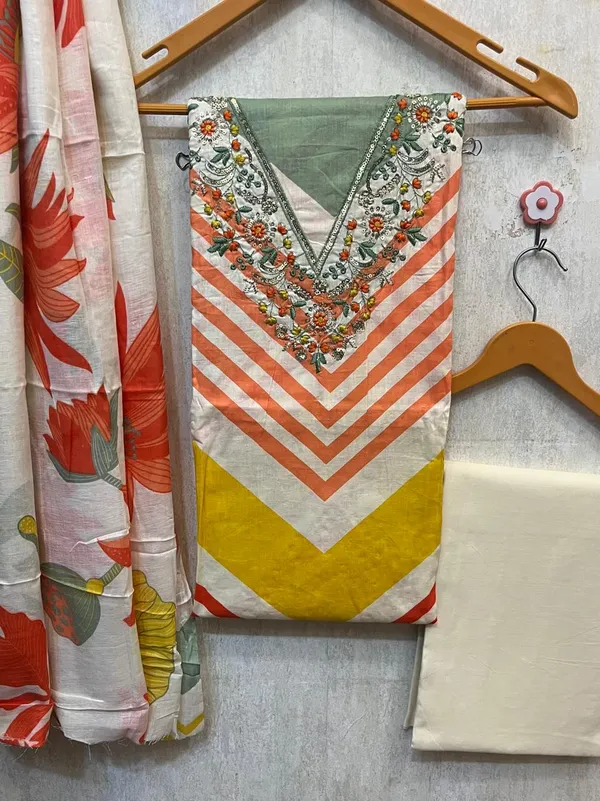 Multicolour_Soft_Cotton_Unstitched_Dress_Material_Suit_For_Women
