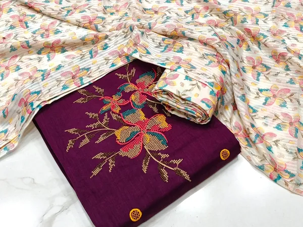 Women_Wear_Soft_Cotton_Unstitched_Dress_Material_Suit