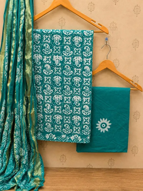 Women_Wear_wax_batik_Cotton_Unstitched_Dress_Material_Suit