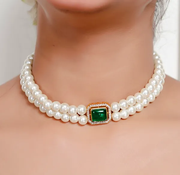 Green_Premium_Handcrafted_Designer_Golden_Necklace_With_Matching_Earrings_Set_For_Women