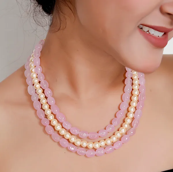 Pink_Premium_Handcrafted_Designer_Pearl_Mala_Necklace_For_Women