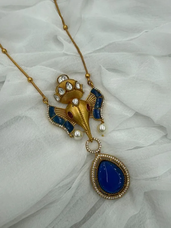 Elegant_Ganesha_Pendant_Necklace_Set_with_Stones_&_Pearls_�_Traditional_Ethnic_Jewelry�for�Women�