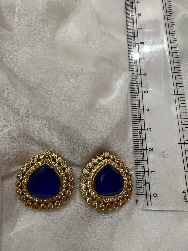 Blue_Premium_Handcrafted_Designer_Golden_Necklace_With_Matching_Earrings_Set_For_Women