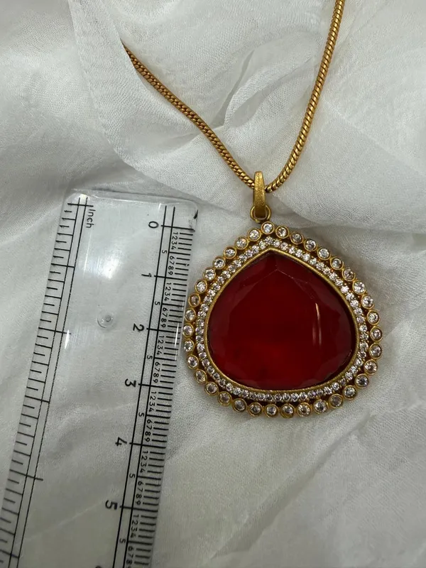 Maroon_Premium_Handcrafted_Designer_Golden_Necklace_With_Matching_Earrings_Set_For_Women