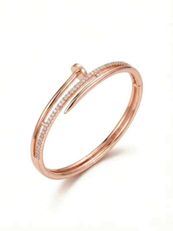 Rose_Gold_Plated_American_Diamon_(CZ)_Statement_Kada_-_Free_Size