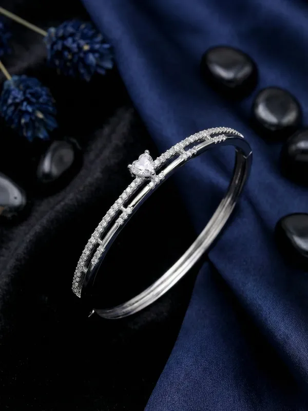 Silver_Plated_American_Diamon_(CZ)_Statement_Kada_-_Free_Size
