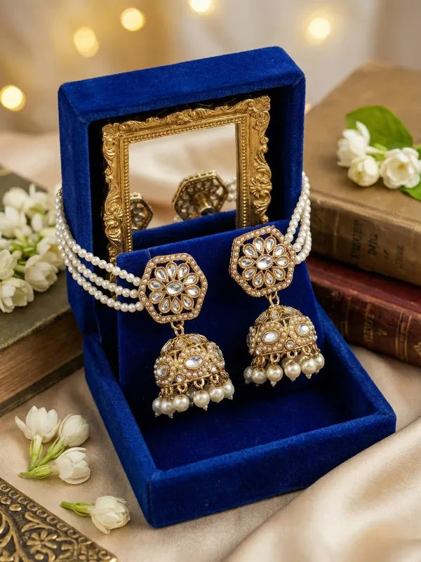 Traditional_Indian_Jhumka_Earrings_for_Women,_Gold_Tone_with_Pearl_Beads