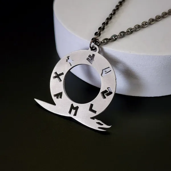 Steel_White_God_Of_War_Logo_Inspired_Mens_Metal_Pendant_(12_Inch)