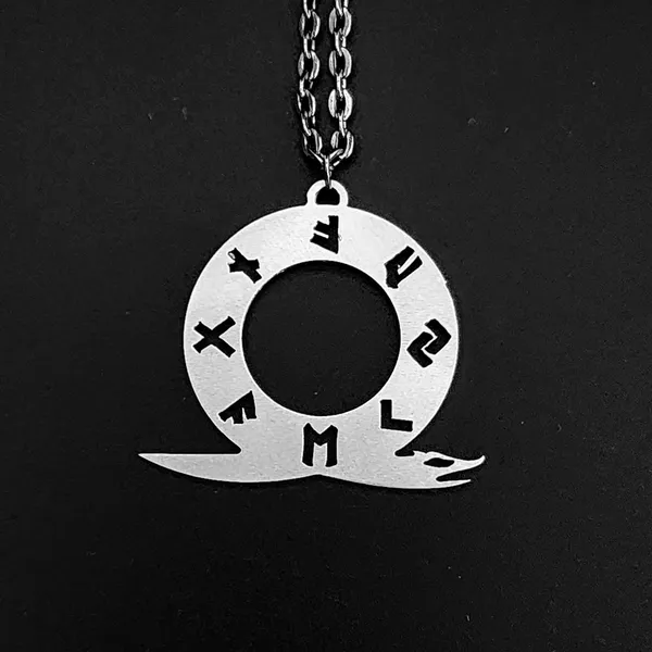 Steel_White_God_Of_War_Logo_Inspired_Mens_Metal_Pendant_(12_Inch)