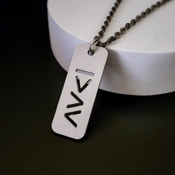 Steel_White_I_Am_Greater_Than_My_Highs_And_Lows_Symbol_Metal_Pendant_(12_Inch)