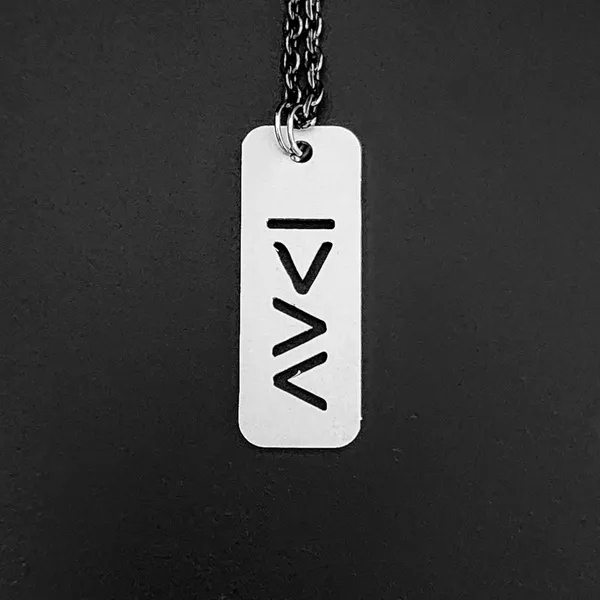 Steel_White_I_Am_Greater_Than_My_Highs_And_Lows_Symbol_Metal_Pendant_(12_Inch)