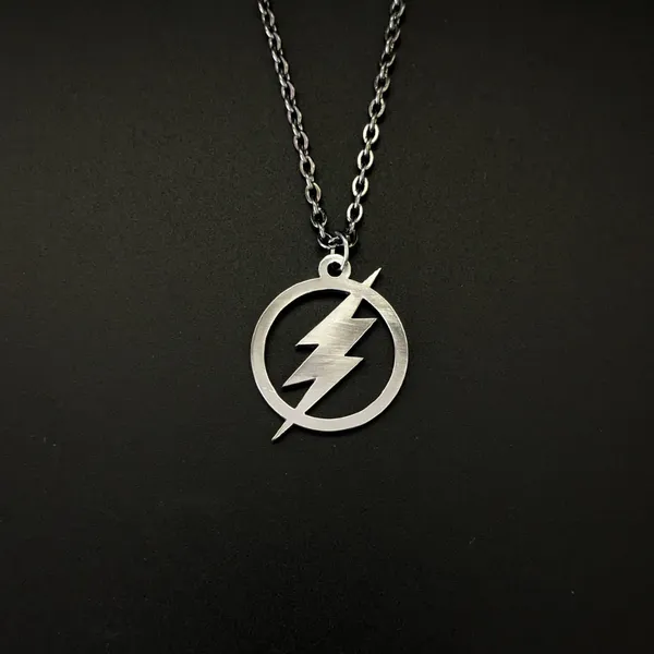 Steel_White_Lightning_Thunderbolt_Metal_Pendant_(12_Inch)