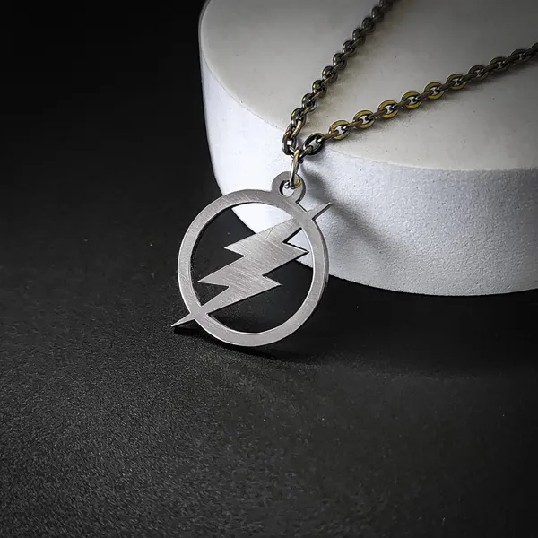 Steel_White_Lightning_Thunderbolt_Metal_Pendant_(12_Inch)