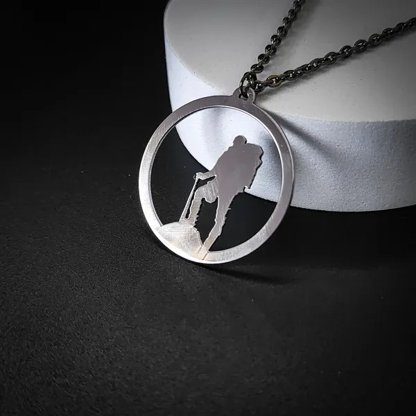 Steel_White_Adventure_Man_Metal_Pendant_(12_Inch)