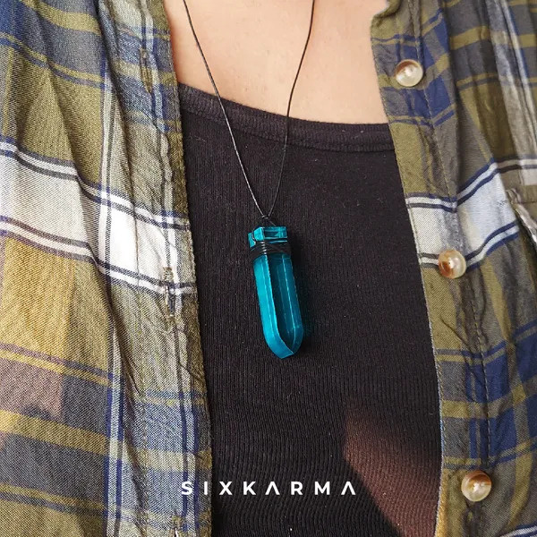Blue_Bullet_Resin_Handcrafted_Pendant_(12_Inch)