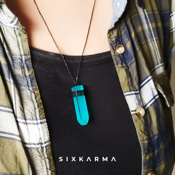 Blue_Glow_In_Dark_Bullet_Resin_Handcrafted_Pendant_(12_Inch)