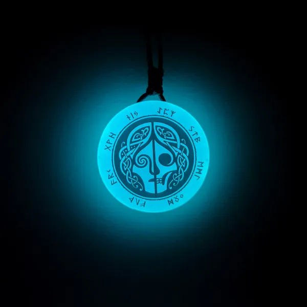 Blue_Hel_(The_Goddess_Of_Death)_Vikings_Glow_In_Dark_Resin_Handcrafted_Pendant_(12_Inch)