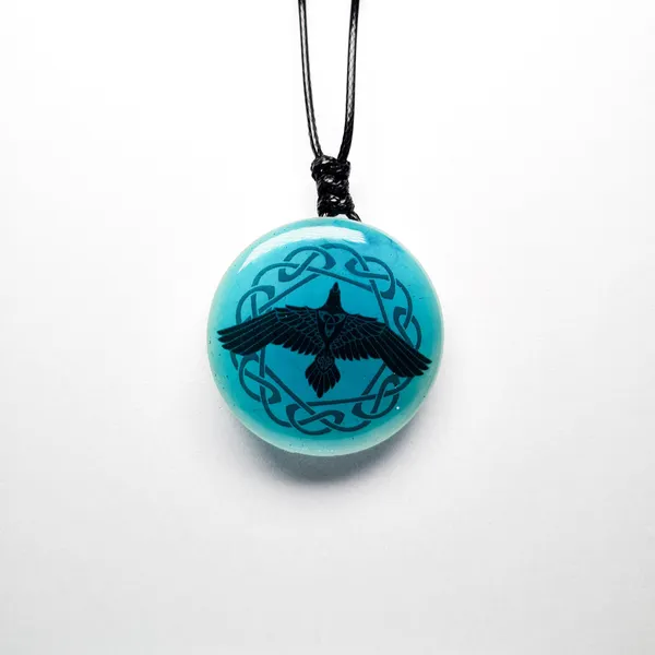 Blue_Odins_Ravens_Vikings_Glow_In_Dark_Resin_Handcrafted_Pendant_(12_Inch)