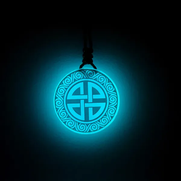Blue_Celtic_Shield_Knot_Vikings_Glow_In_Dark_Resin_Handcrafted_Pendant_(12_Inch)