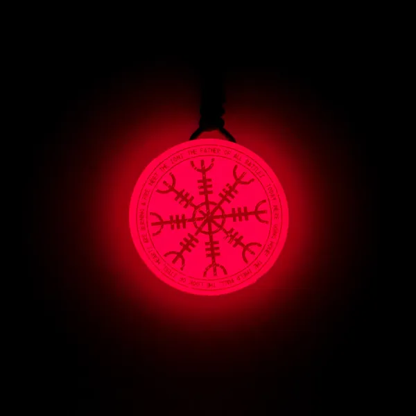 Red_Helm_Of_Awe_Vikings_Glow_In_Dark_Resin_Handcrafted_Pendant_(12_Inch)