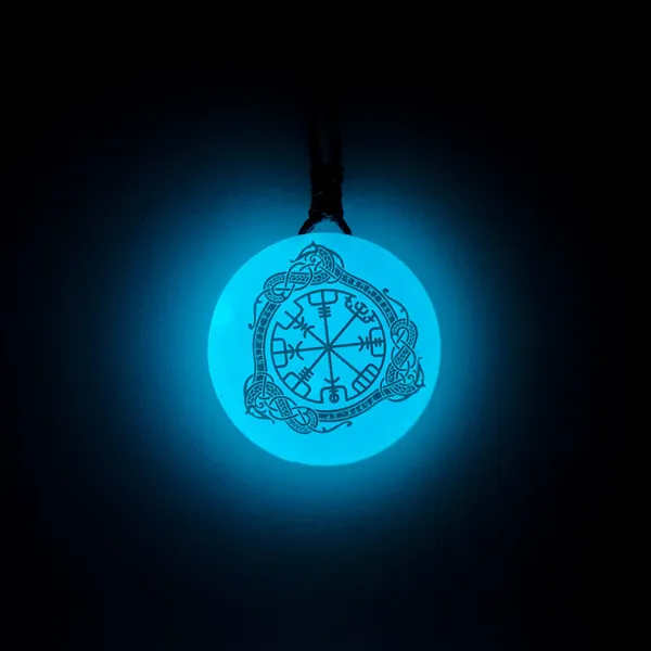 Blue_Vegvisir_(Viking_Compass)_With_Dragon_Knot_Vikings_Glow_In_Dark_Resin_Handcrafted_Pendant_(12_Inch)