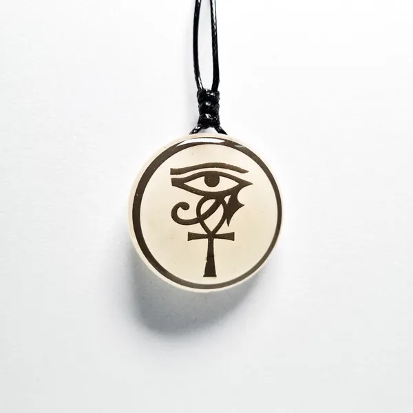 Blue_Ankh_And_Eye_Of_Horus_Egyptian_Symbol_Glow_In_Dark_Resin_Handcrafted_Pendant_(12_Inch)