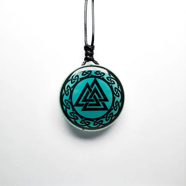 Blue_Valknut_With_Circular_Border_Vikings_Glow_In_Dark_Resin_Handcrafted_Pendant_(12_Inch)