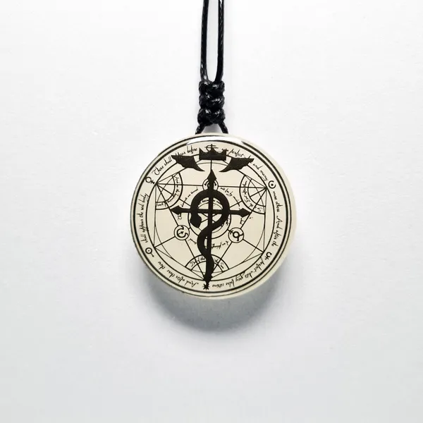 Blue_Fullmetal_Alchemy_Inspired_Transmutation_Circle_With_Flamel_Glow_In_Dark_Resin_Pendant_(12_Inch)